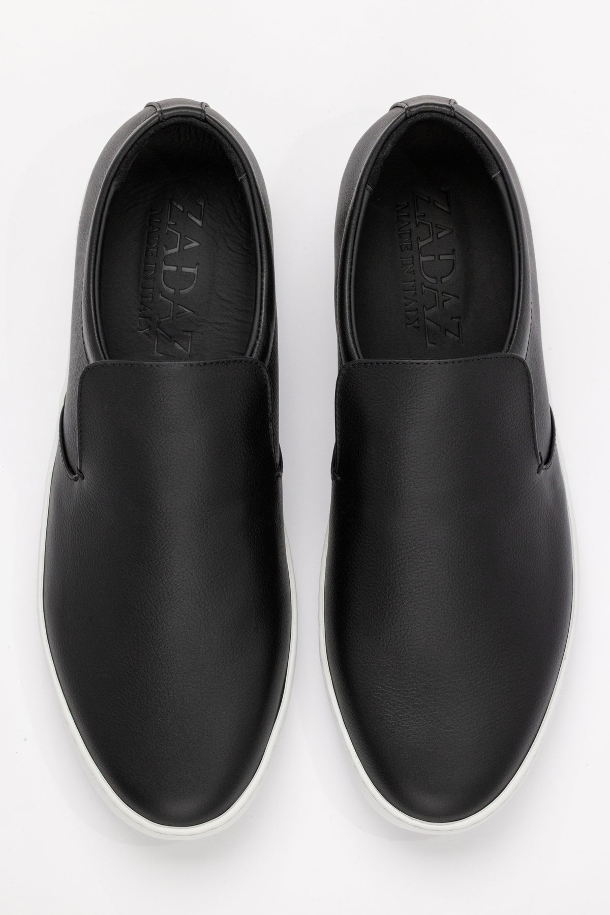 SLIP - ON SNEAKERS BLACK